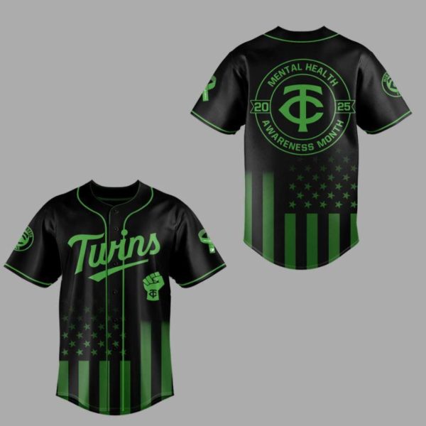 Twins Mental Health Awareness Month 2025 Jersey