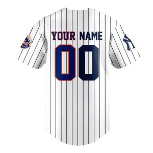 Yankees x Mets 2025 Subway Series Custom Jersey