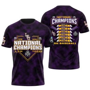 2025 LSU Tigers Championship Limited Edition Shirt