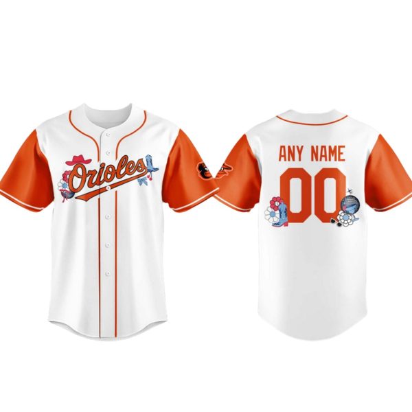 2025 Orioles Baseball Ladies Night Custom Jersey