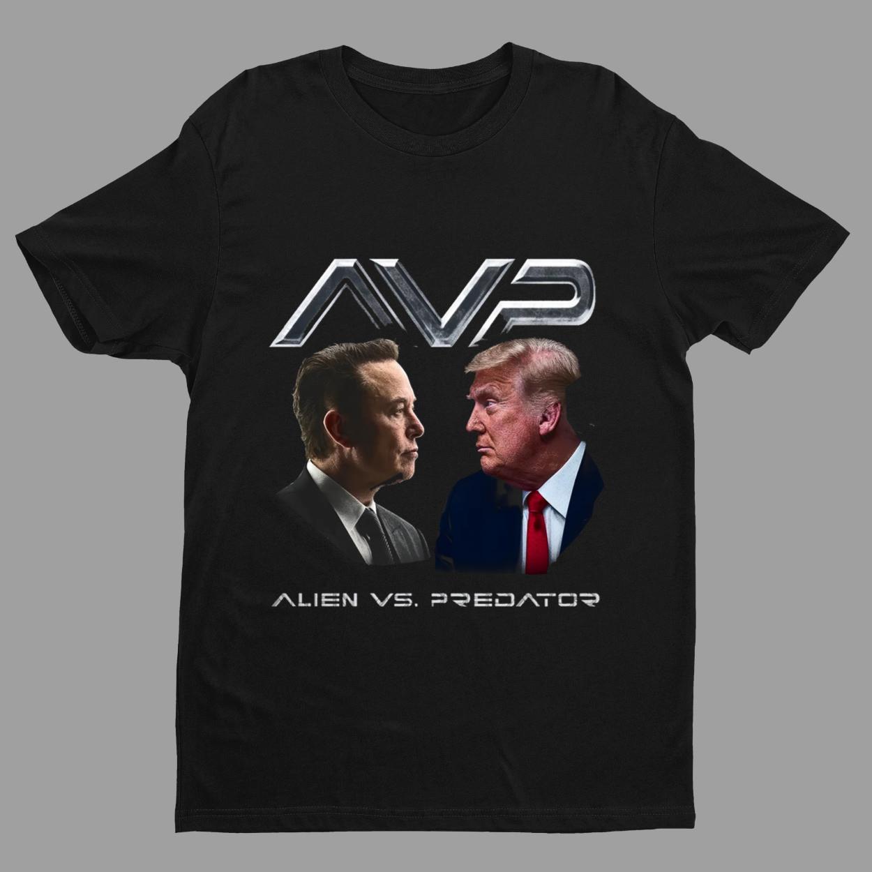 Alien Vs Predator Trump Vs Elon Shirt Alien Vs Predator Trump Vs Elon Shirt