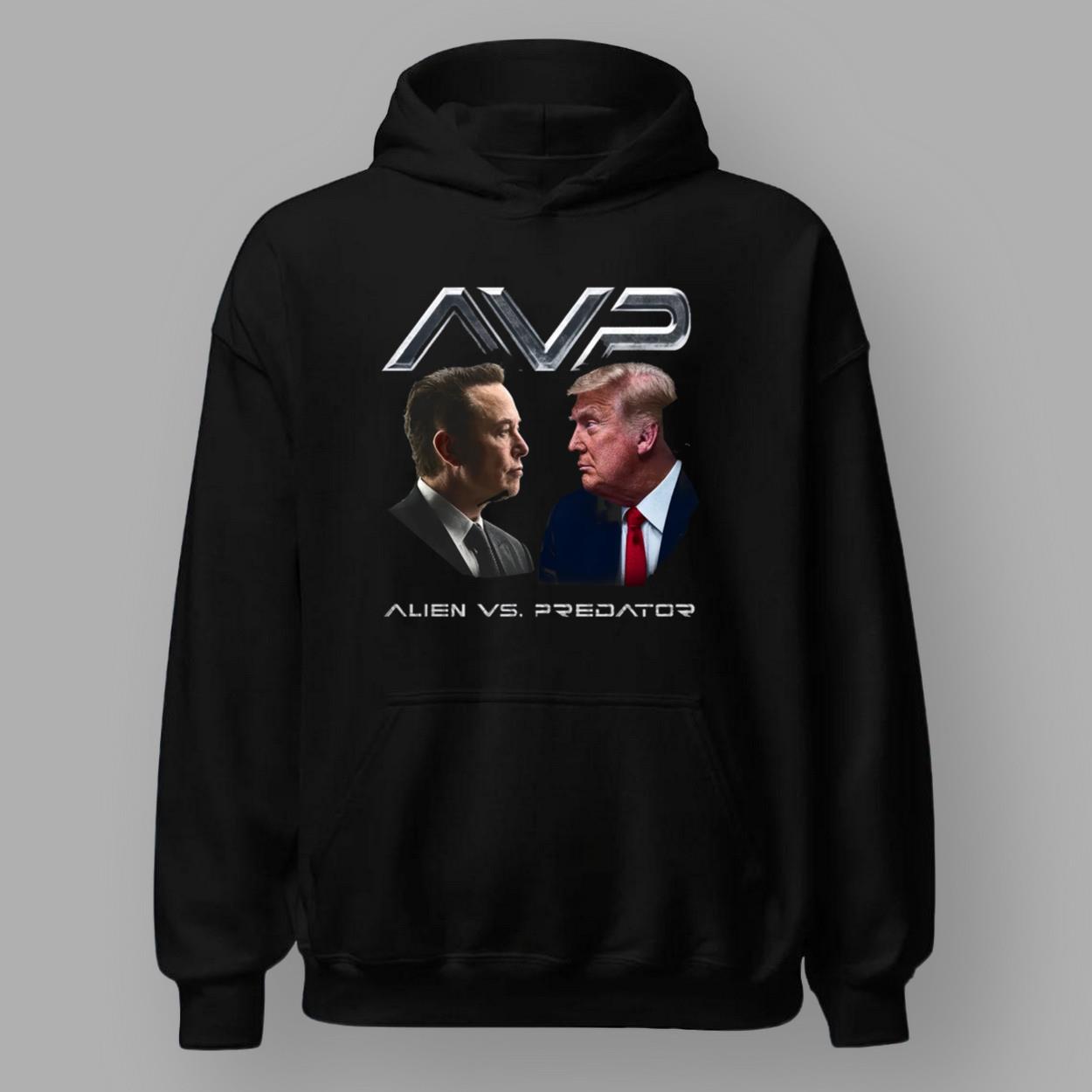 Alien Vs Predator Trump Vs Elon Shirt Alien Vs Predator Trump Vs Elon Shirt