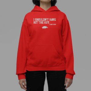 Arkansas Baseball Gage Wood I Shouldn't Have Hit The Guy Shirt