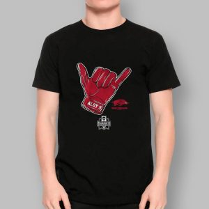 Arkansas Baseball Wehiwa Aloy CWS Shaka Shirt