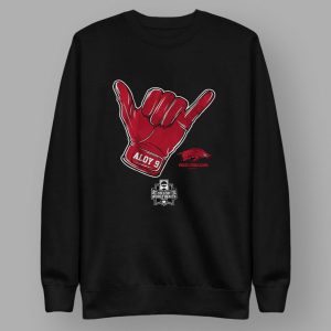 Arkansas Baseball Wehiwa Aloy CWS Shaka Shirt