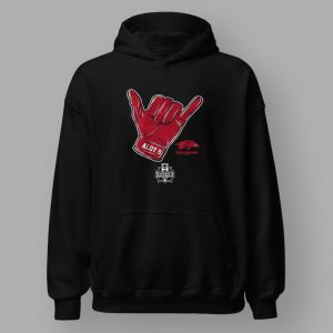 Arkansas Baseball Wehiwa Aloy CWS Shaka Shirt