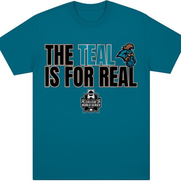 Coastal Carolina Baseball Teal Is For Real Shirt