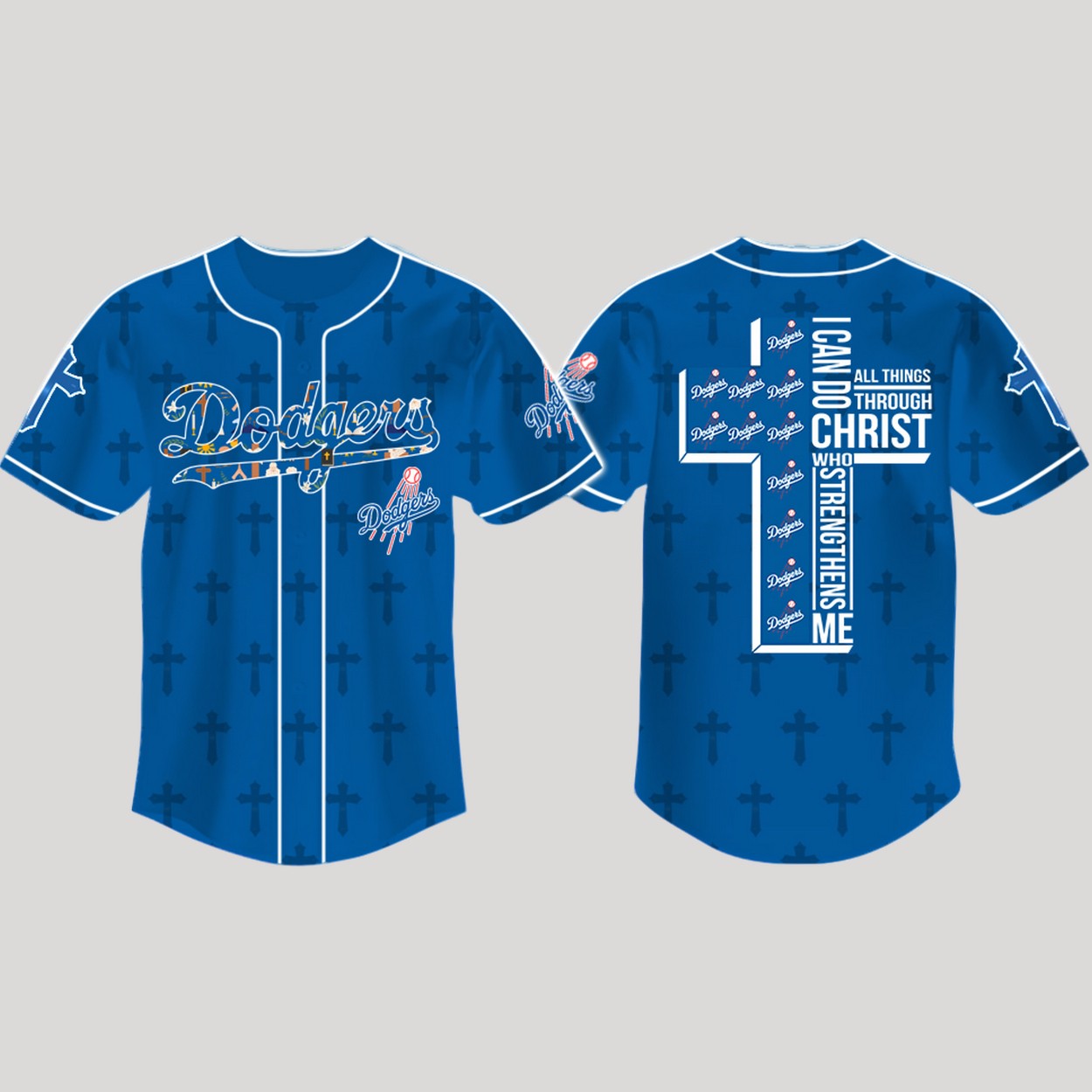 Dodgers I Can Do All Things Through Christ Who Strengthens Me Jersey Dodgers I Can Do All Things Through Christ Who Strengthens Me Jersey