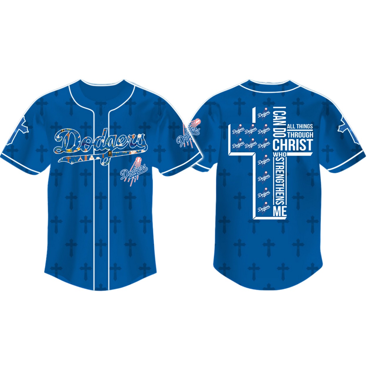 Dodgers I Can Do All Things Through Christ Who Strengthens Me Jersey Dodgers I Can Do All Things Through Christ Who Strengthens Me Jersey