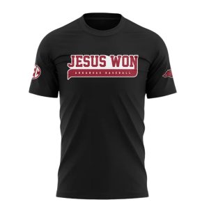 Jesus Won Arkansas Baseball T Shirt