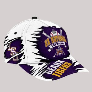 LSU Baseball 8X National Champions Classic Cap 1 LSU Baseball 8X National Champions Classic Cap