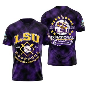 LSU Baseball 8X National Champions Shirt