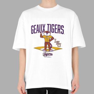 LSU Baseball National Champs Mascot Diamond Shirt