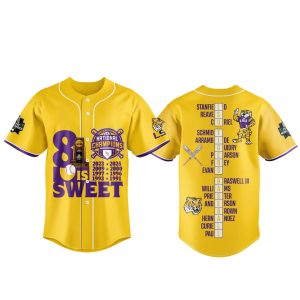 LSU College Baseball World Series 2025 Champions Jersey