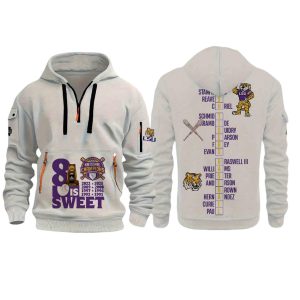 LSU College Baseball World Series 2025 Champions Quarter Zip Hoodie