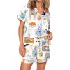 Lisbon Portugal Travel Satin Pajama Set