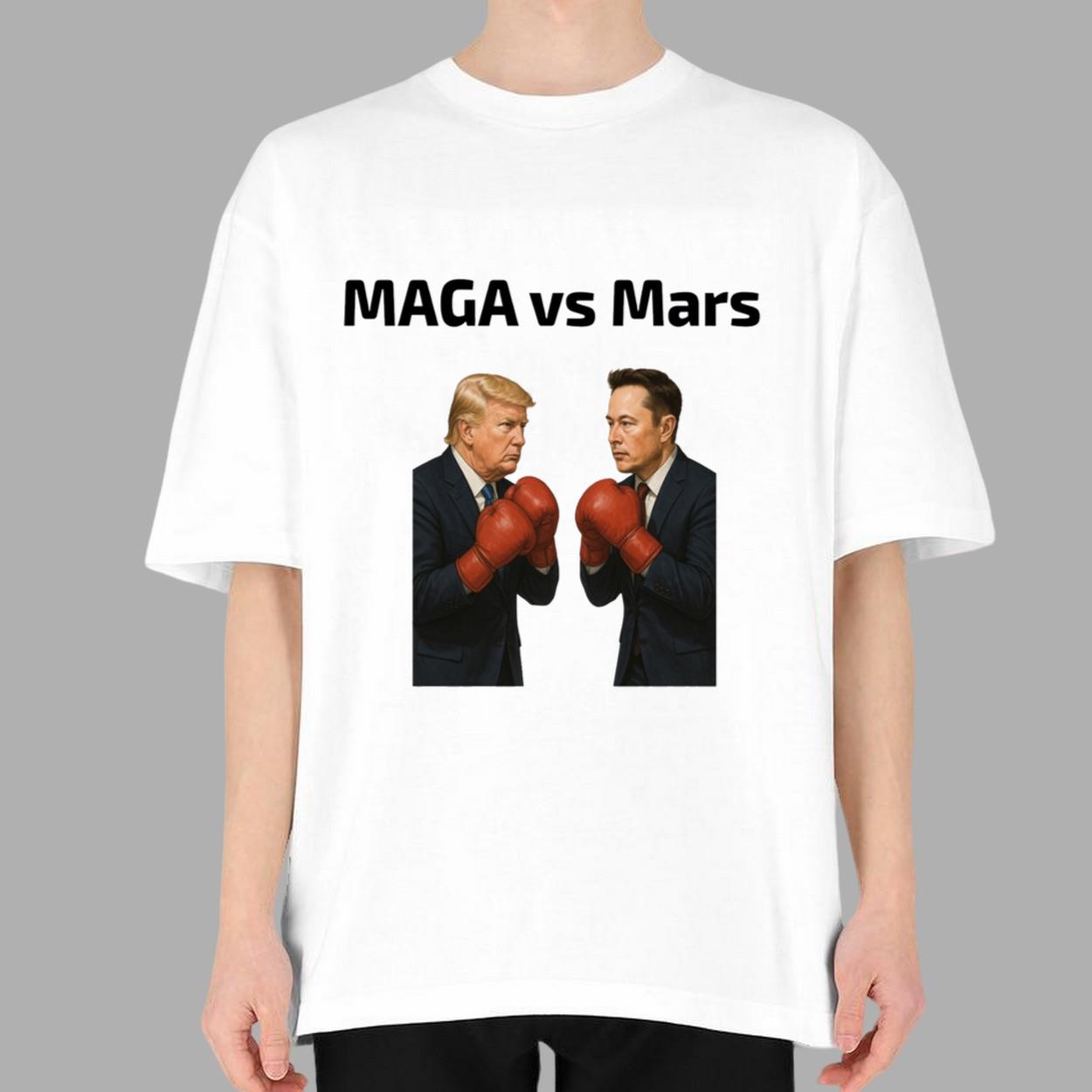 MAGA vs Mars Trump Vs Elon Fight T-Shirt MAGA vs Mars Trump Vs Elon Fight T-Shirt