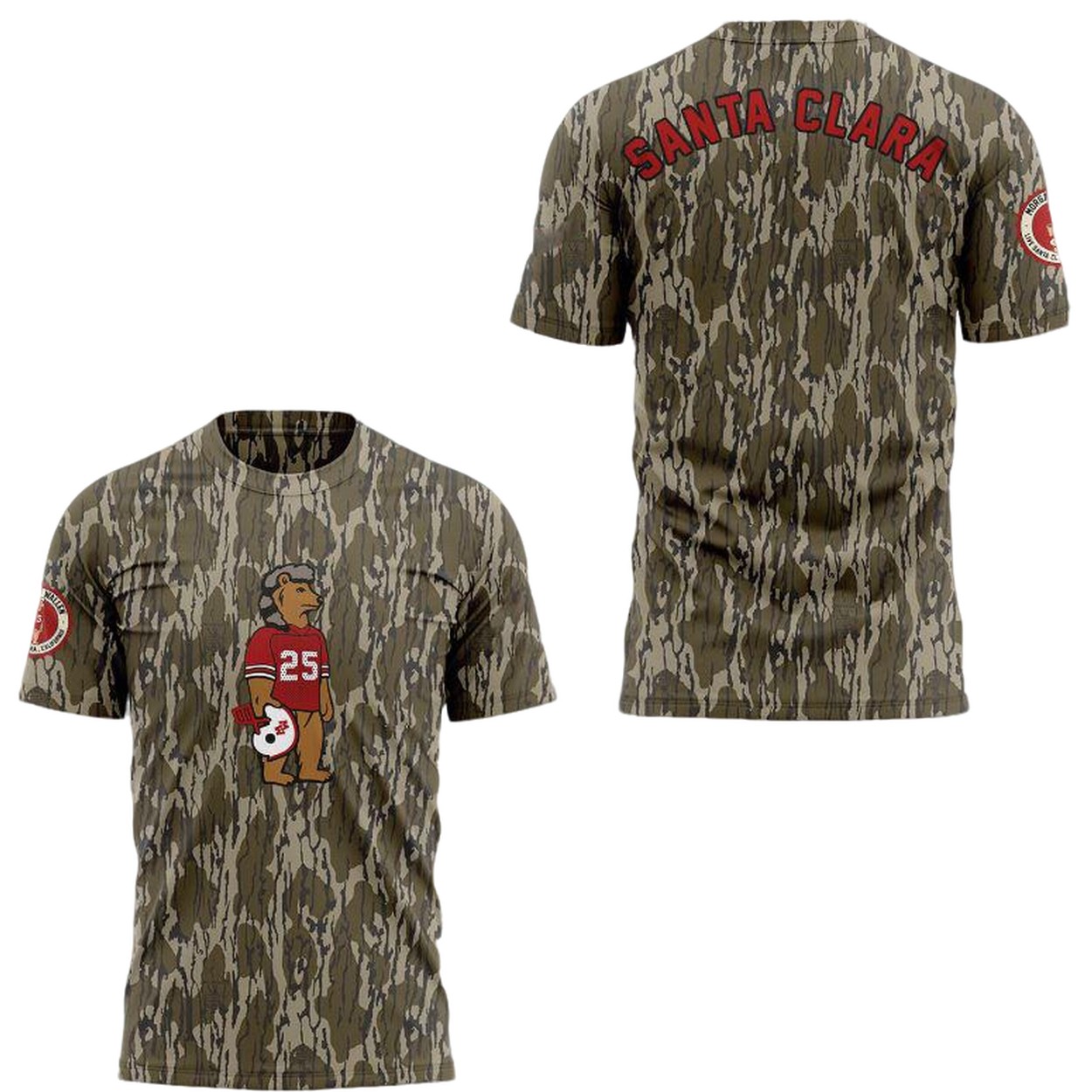 Morgan Wallen Santa Clara 2025 Camo T Shirt Morgan Wallen Santa Clara 2025 Camo T Shirt