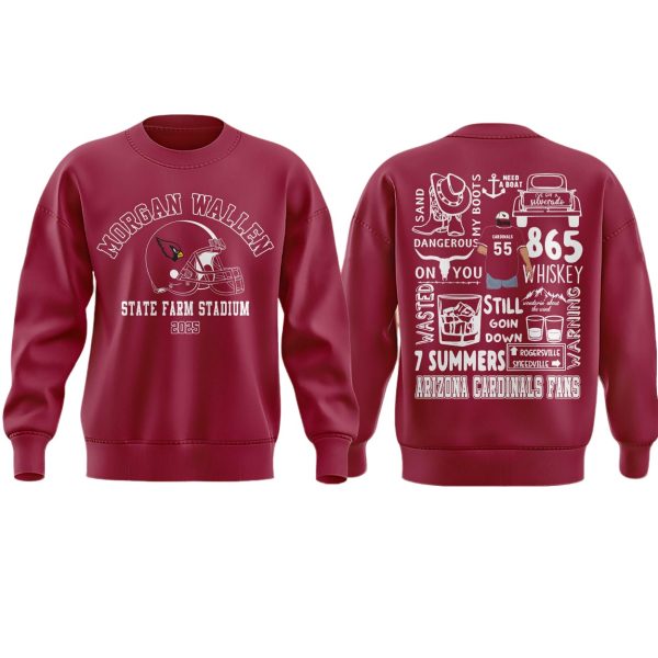 Morgan Wallen x Arizona Cardinals 2025 T-shirt