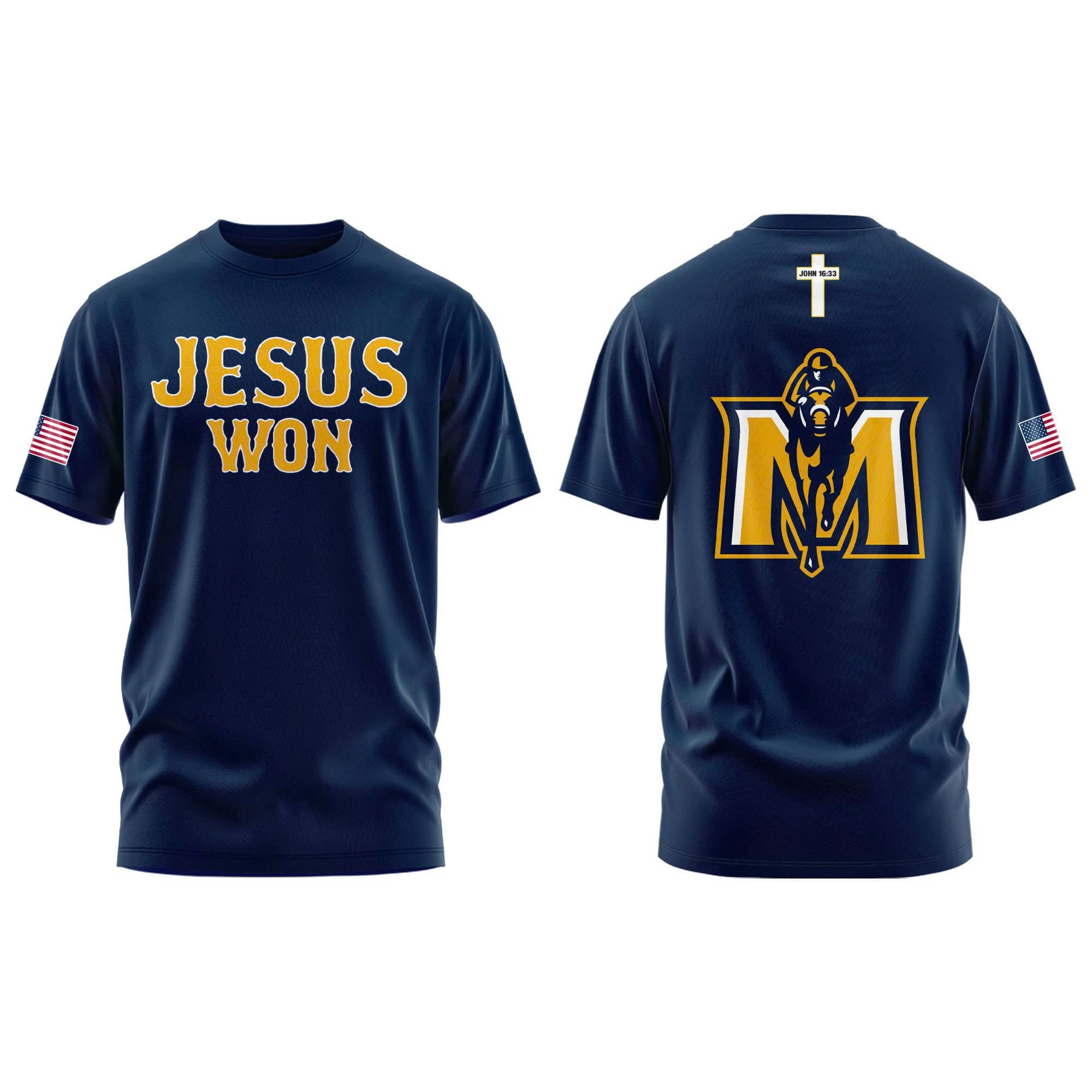 Murray State Baseball Jesus Won Shirt