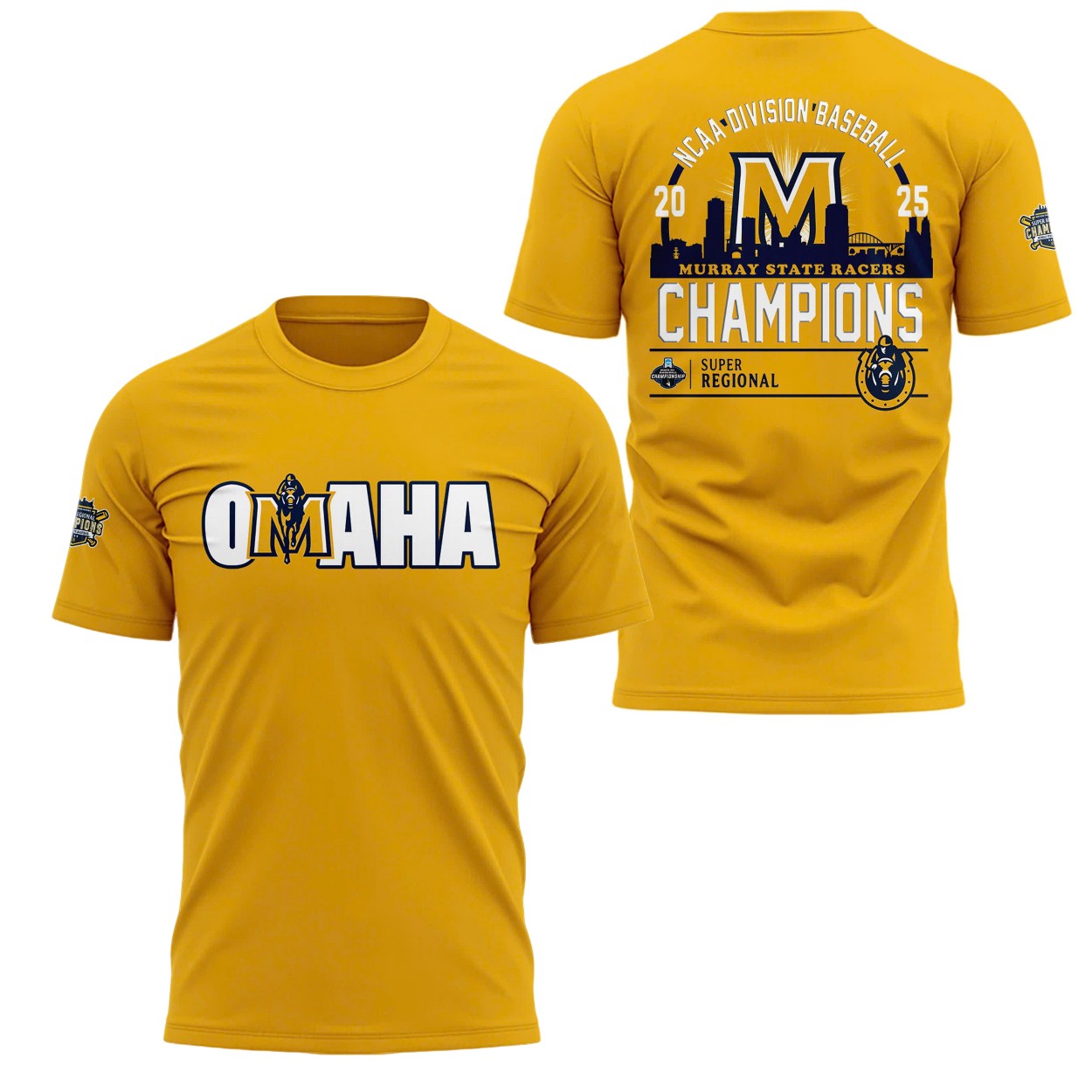 Omaha Murray State Baseball 2025 Super Regional Champions Shirt Omaha Murray State Baseball 2025 Super Regional Champions Shirt