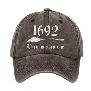 1692 They Missed One Salem Witch Sun Hat