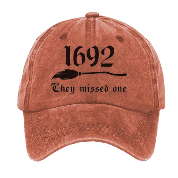 1692 They Missed One Salem Witch Sun Hat