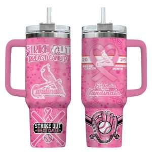 2025 Cardinals Breast Cancer Awareness Stanley Tumbler