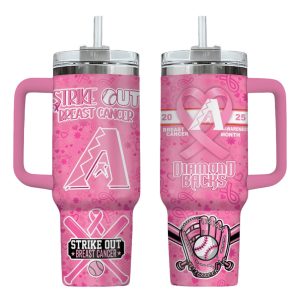 2025 Diamondbacks Breast Cancer Awareness Stanley Tumbler