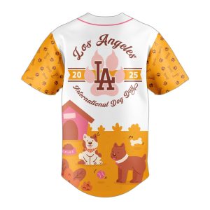 2025 Dodgers International Dog Day Jersey