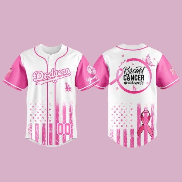 2025 Dodgers x Breast Cancer Awareness Jersey