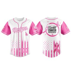 2025 Dodgers x Breast Cancer Awareness Jersey
