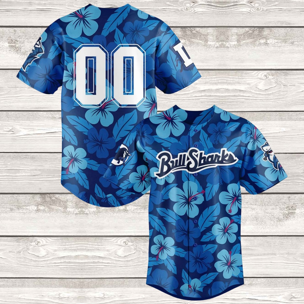 2025 Durham Bulls Sharks Baseball Jersey 2025 Durham Bulls Sharks Baseball Jersey