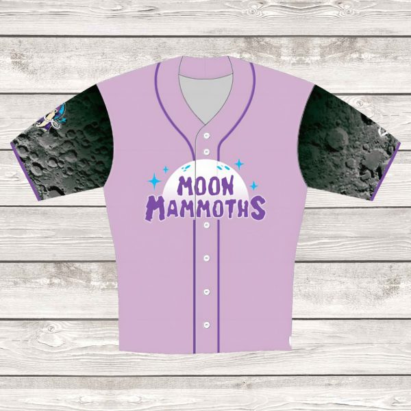 2025 Erie SeaWolves Moon Mammoths Strike Out Cancer Jersey