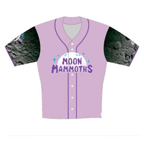 2025 Erie SeaWolves Moon Mammoths Strike Out Cancer Jersey