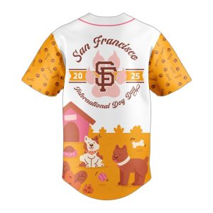 2025 Giants International Dog Day Jersey 2 2025 Giants International Dog Day Jersey