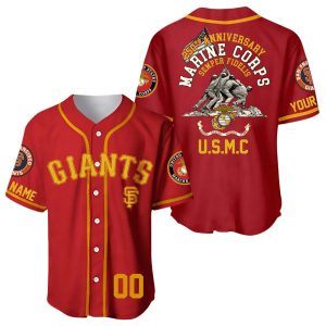 2025 Giants USMC 250th Birthday Jersey