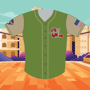 2025 Hickory Crawdads Military Jersey Giveaway