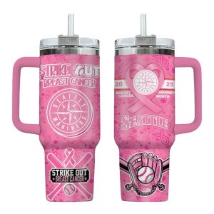 2025 Mariners Breast Cancer Awareness Stanley Tumbler