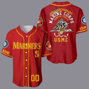 2025 Mariners USMC 250th Birthday Jersey