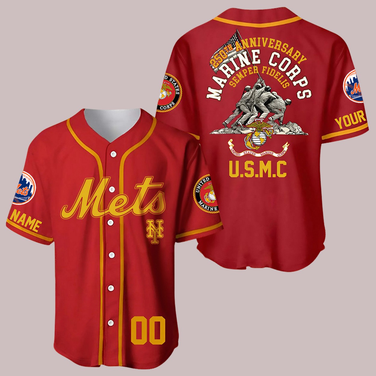 2025 Mets USMC 250th Birthday Jersey 2025 Mets USMC 250th Birthday Jersey