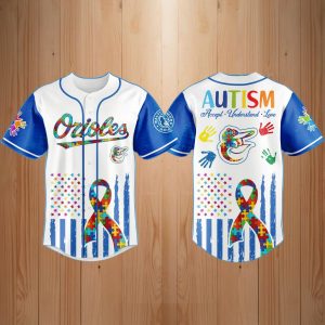 2025 Orioles Autism Awareness Month Baseball Jersey
