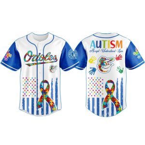 2025 Orioles Autism Awareness Month Baseball Jersey