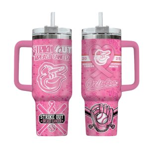 2025 Orioles Breast Cancer Awareness Stanley Tumbler