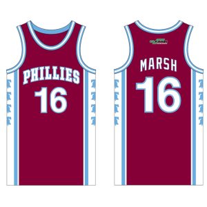 2025 Phillies Brandon Marsh Basketball Jersey Giveaway