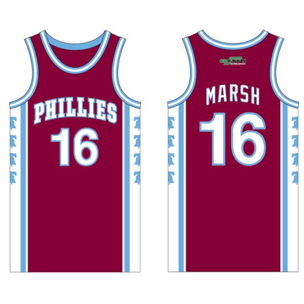 2025 Phillies Brandon Marsh Basketball Jersey Giveaway
