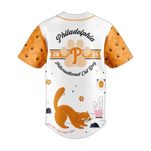 2025 Phillies International Cat Day Jersey