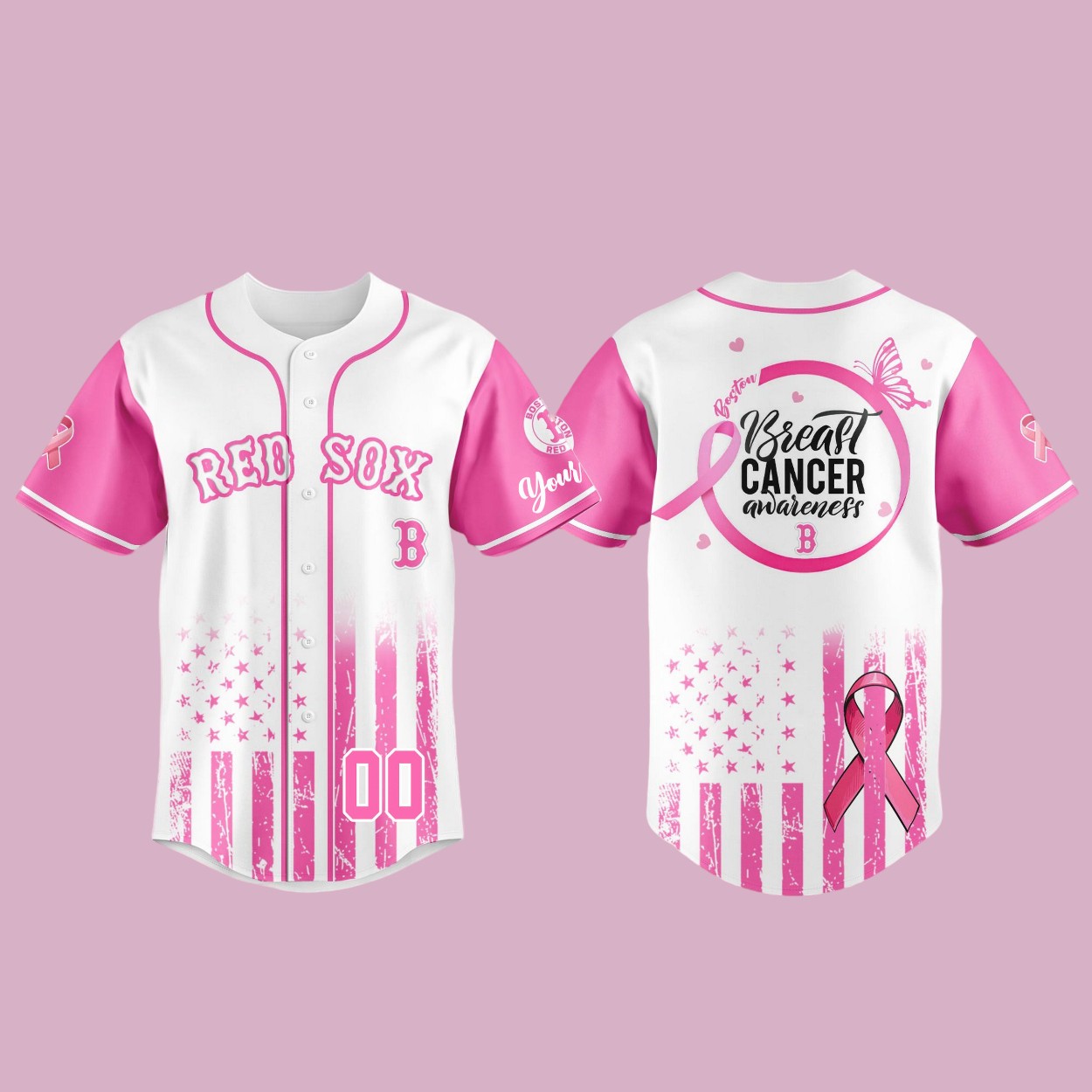 2025 Red Sox x Breast Cancer Awareness Jersey 2025 Red Sox x Breast Cancer Awareness Jersey