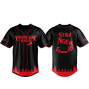 2025 TB Rays Stranger Things Limited Edition Jersey