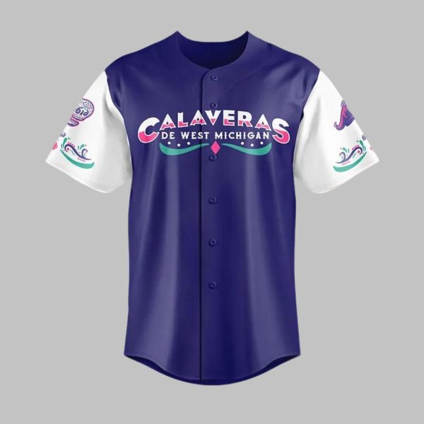 2025 West Michigan Whitecaps Las Calaveras Replica Jersey